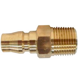 BRASS QUICK CONNECT PLUG - NITTO Hi-Cupla to BSPT male