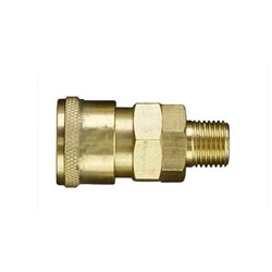 BRASS QUICK COUPLER SOCKET - NITTO Hi-Cupla to BSPT male