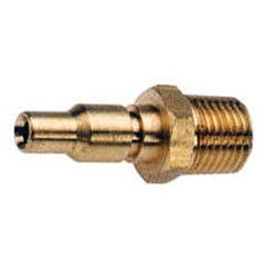 STEEL PLATED QUICK COUPLER PLUG - JAMEC Series 310 & 320 to BSPT male