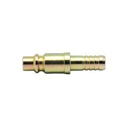 STEEL PLATED AIRBRAKE COUPLER PLUG - Non-sealing x Hosetail