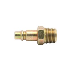 STEEL PLATED AIRBRAKE COUPLER PLUG - Non-sealing x NPT male