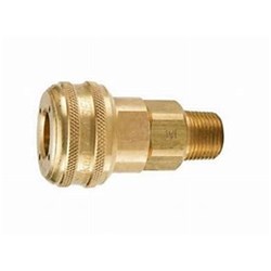 STEEL PLATED AIRBRAKE COUPLER BODY - Sealing x NPT male