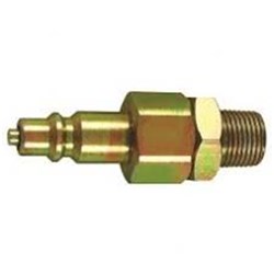 STEEL PLATED AIRBRAKE COUPLER PLUG - Sealing x NPT male