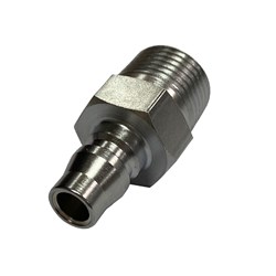 STEEL PLATED QUICK COUPLER PLUG - NITTO Hi-Cupla to BSPT male