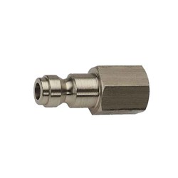 STEEL PLATED QUICK COUPLER PLUG - RYCO Series 200 & 290 to BSPP female