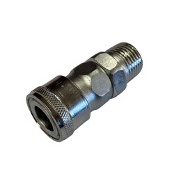 304 STAINLESS STEEL QUICK COUPLER SOCKET - NITTO Hi-Cupla 100 to BSPT male