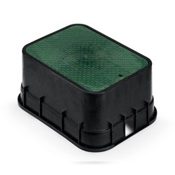 RAINBIRD-Jumbo PVB Valve Box with Green Lid