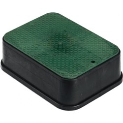 RAINBIRD-Jumbo PVB Valve Box -6" Extension with Green Lid