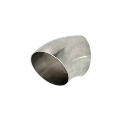 316 STAINLESS STEEL BUTTWELD TUBE ELBOW - 45 Long Radius x Sch 5