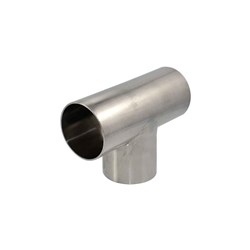 316 STAINLESS STEEL BUTTWELD TUBE TEE x Sch 5