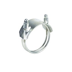 STEEL PLATED HOSE CLAMP - Right Hand Spiral