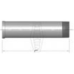 GALVANISED ADAPTOR - Roll Groove x BSPT male