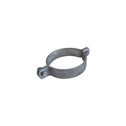 STEEL PLATED STRUCTURAL PIPE CLAMP - Medium Duty Double Bolt