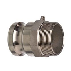 316 STAINLESS STEEL CAMLOCK ADAPTOR - TYPE F x BSP Male