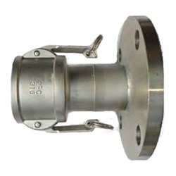 316 STAINLESS STEEL CAMLOCK COUPLER - TYPE LB Flanged Table D