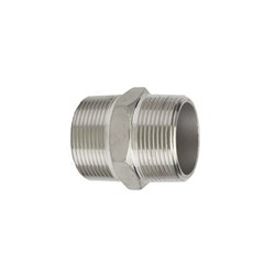 316 STAINLESS STEEL HEXAGON NIPPLE - NPT male x NPT male