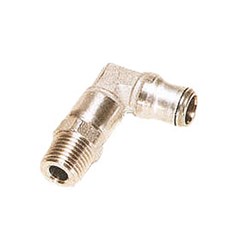 316 STAINLESS STEEL PUSH-IN TUBE 90 ELBOW - Imperial x BSPT male thread