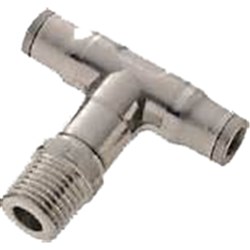 316 STAINLESS STEEL PUSH-IN TUBE BRANCH TEE - Imperial x BSPT male thread