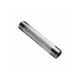316 STAINLESS STEEL PIPE PIECE - Threaded 1/2" BSPT both ends, Sch 40 pipe