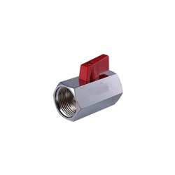 STAINLESS STEEL 316 MINI BALL VALVE - BSP Female, PTFE