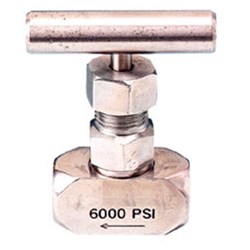 STAINLESS STEEL 316 NEEDLE VALVE x High Pressure, T Handle x BSP Female