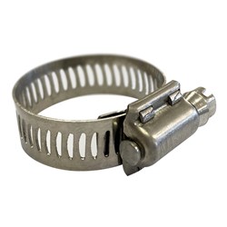 304 STAINLESS STEEL WORM DRIVE HOSE CLAMP - 5/16 Band