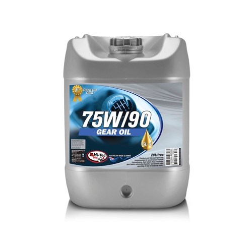 HI-TECH OILS GEAR OIL 75W/90 GL-4 gear lubricant manual transmissions, front wheel drive transaxles gear boxes, automotive hypoid & spiral bevel axles 