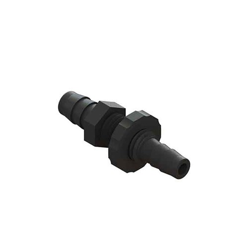 PVDF BARBED BULKHEAD FITTINGS Airline Plastic BAT Industrial Products